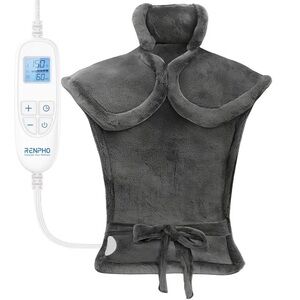 RENPHO Heating Pad for Neck, Shoulder, Back Pain Relief, Christmas Mother’s Day